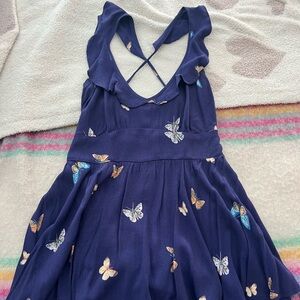 Urban outfitters butterfly printed romper